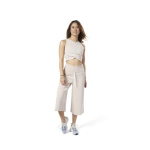 Crop Top Damskie Reebok Studio Novelty Głęboka Pomarańczowe PL 10LRENV